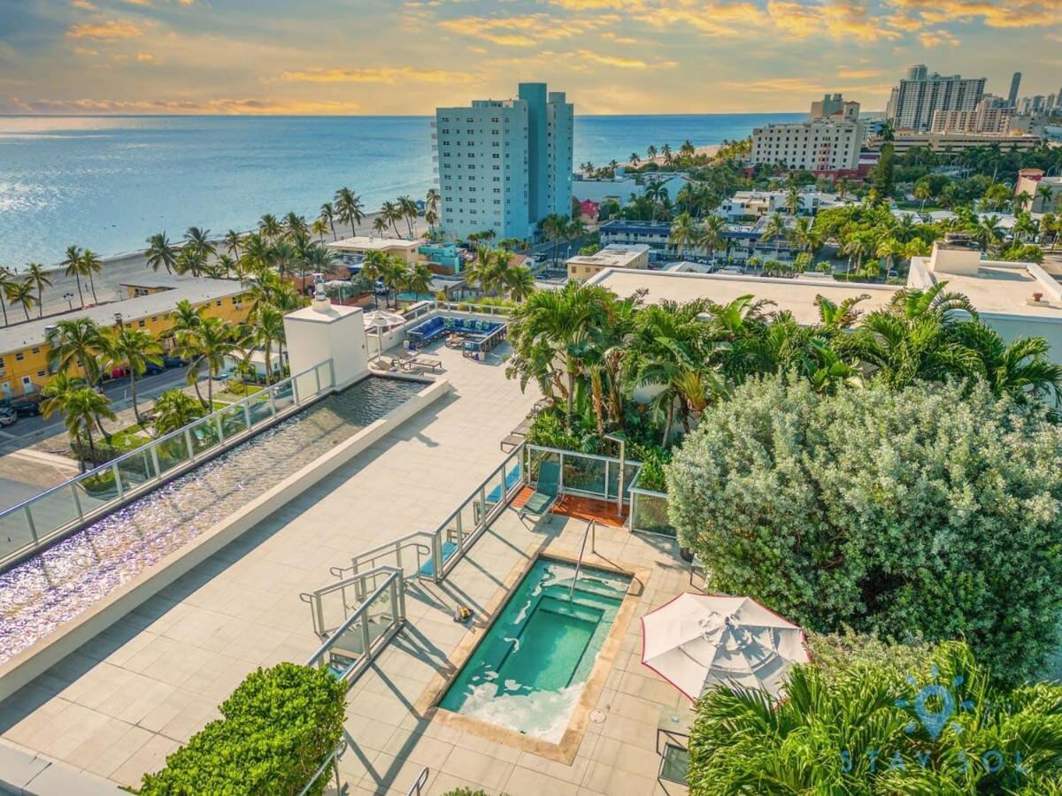Hollywood Beach Broad-Walk - Pool - Gym & Hot Tub מראה חיצוני תמונה