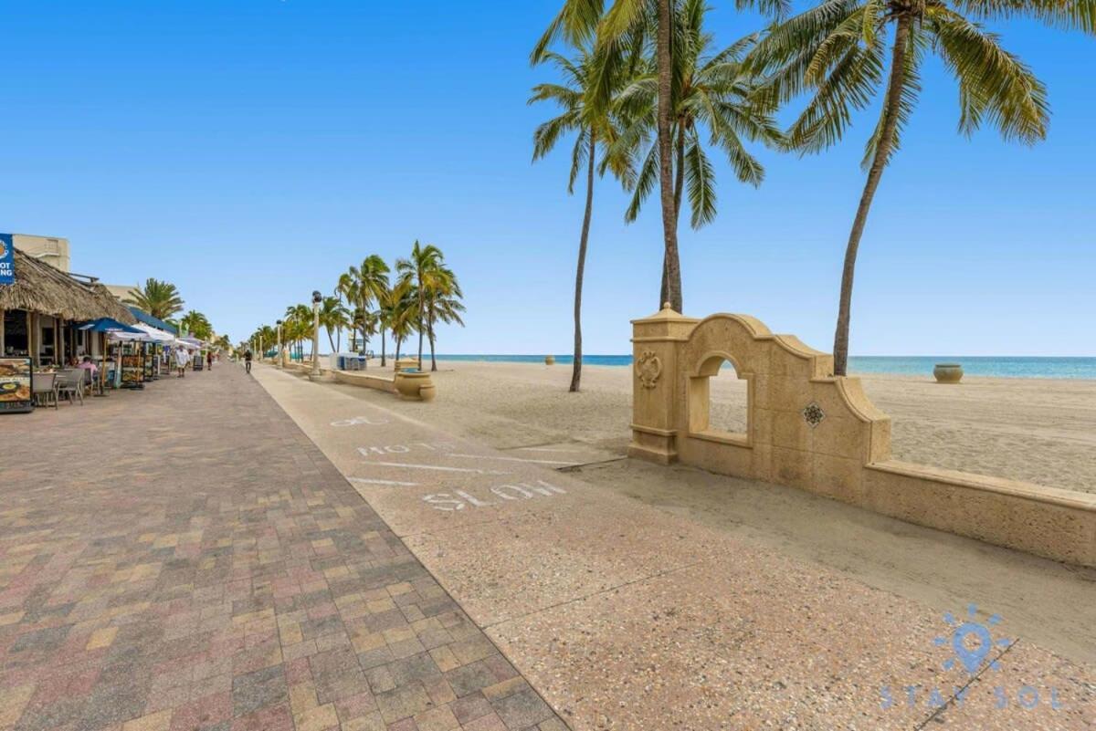 Hollywood Beach Broad-Walk - Pool - Gym & Hot Tub מראה חיצוני תמונה
