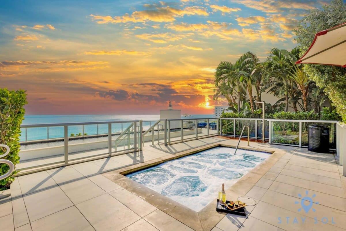 Hollywood Beach Broad-Walk - Pool - Gym & Hot Tub מראה חיצוני תמונה