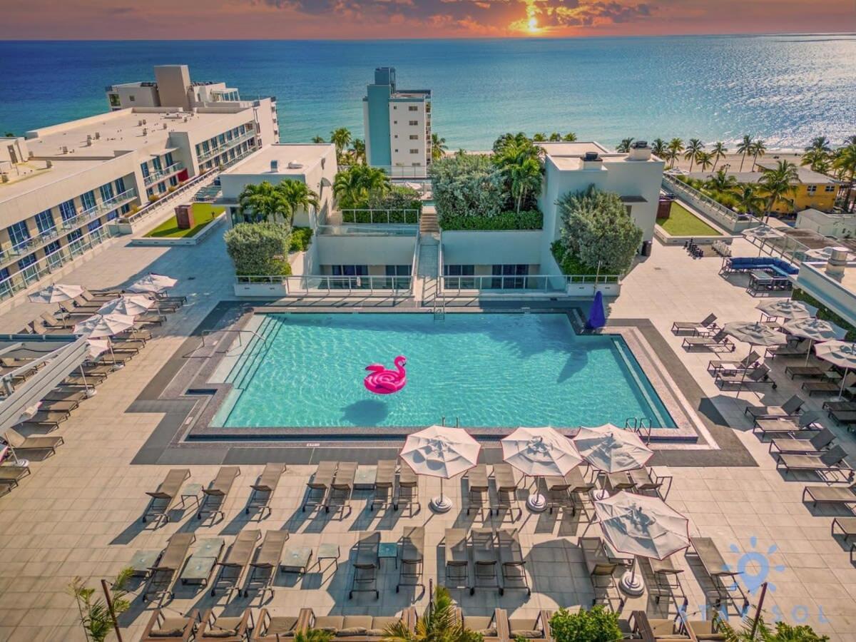 Hollywood Beach Broad-Walk - Pool - Gym & Hot Tub מראה חיצוני תמונה